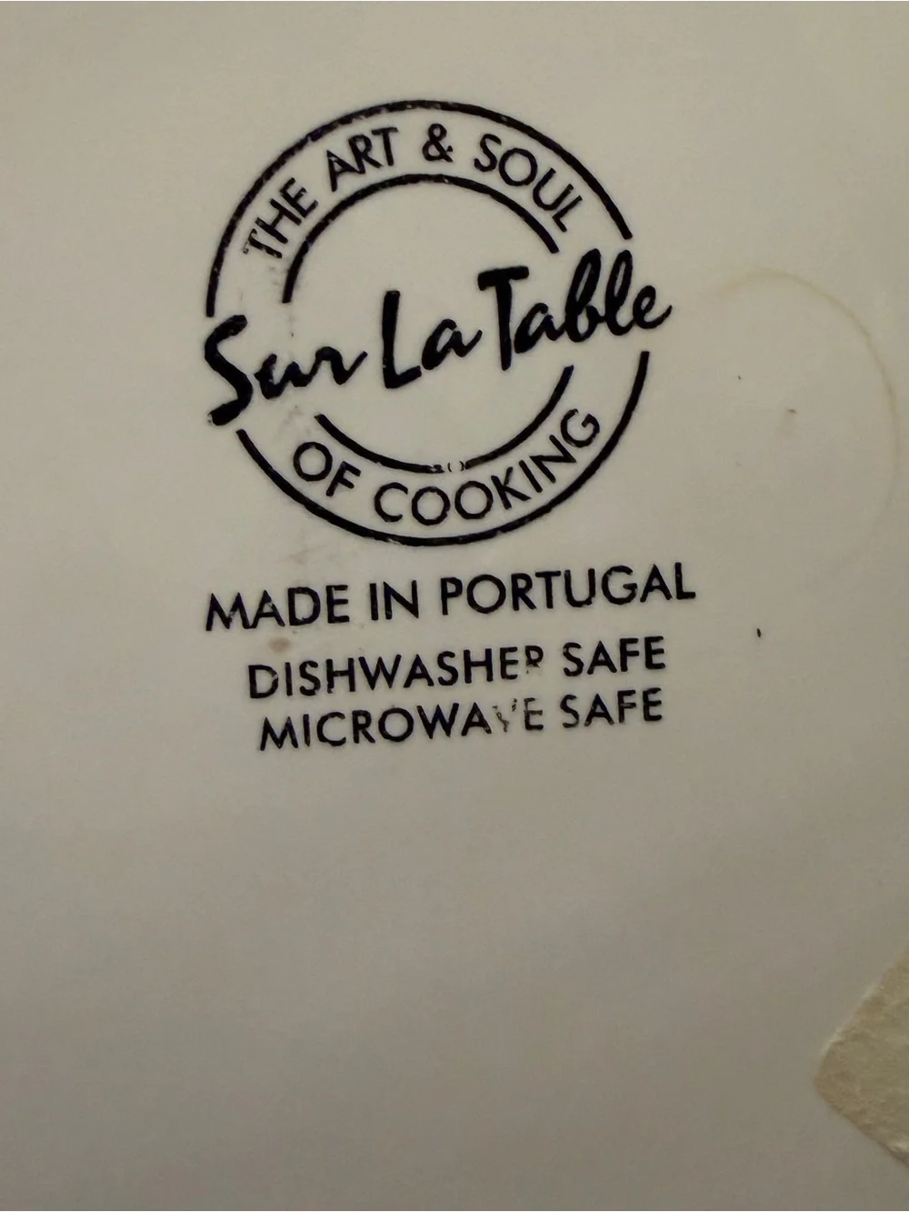 Sur La Table White Scalloped Ceramic Serving Bowl